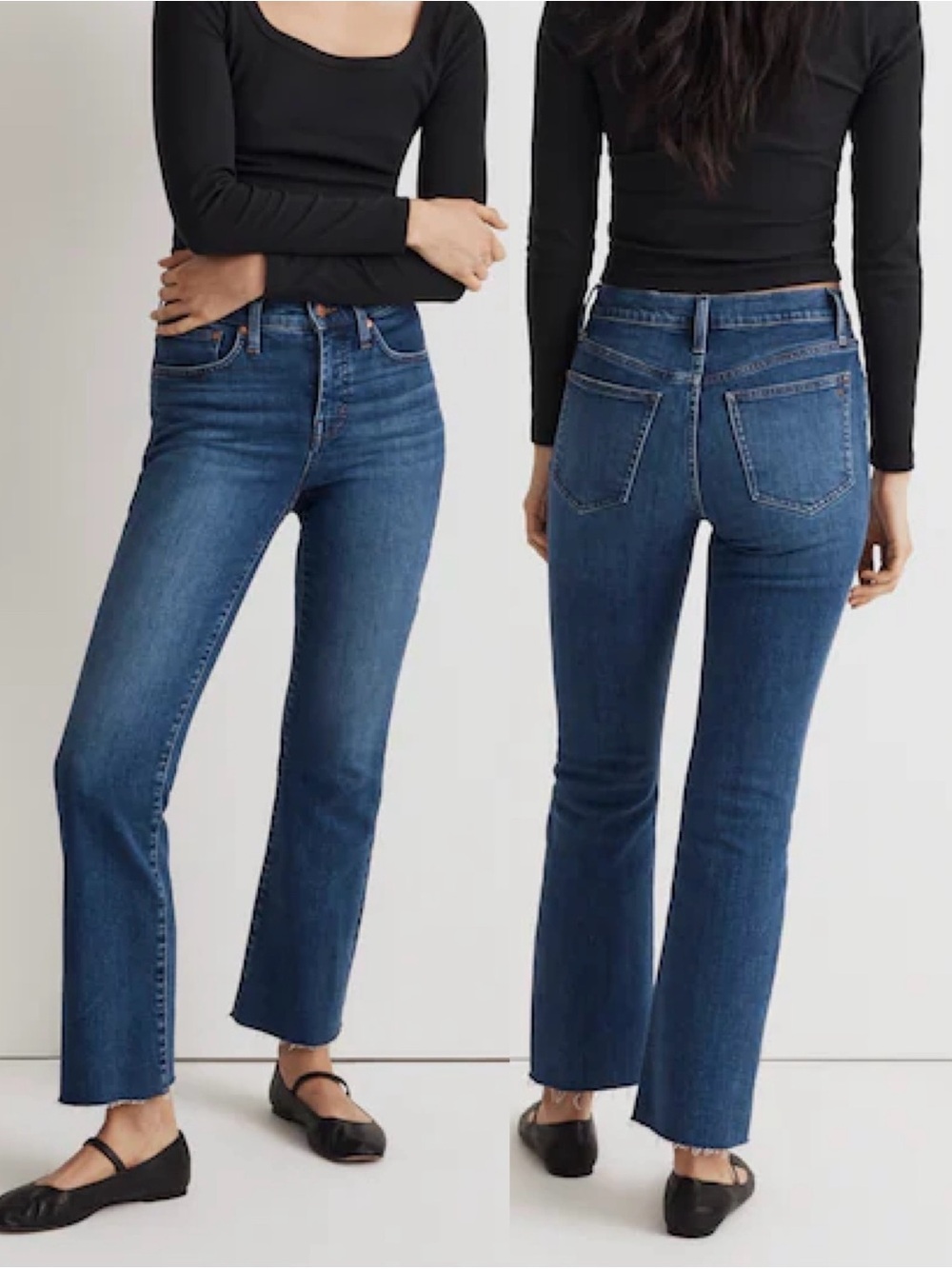 Madewell Mid-Rise Kick Out Jeans Size 25